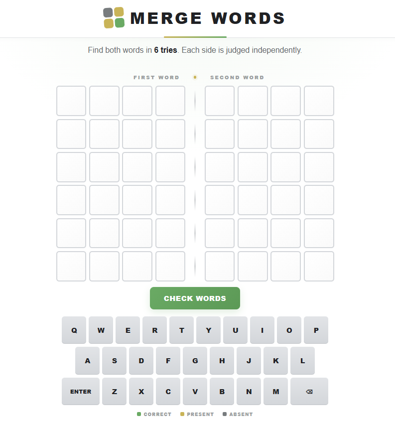 Merge Words 1